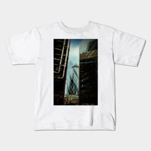 30 St Mary Axe The Gherkin London England Kids T-Shirt